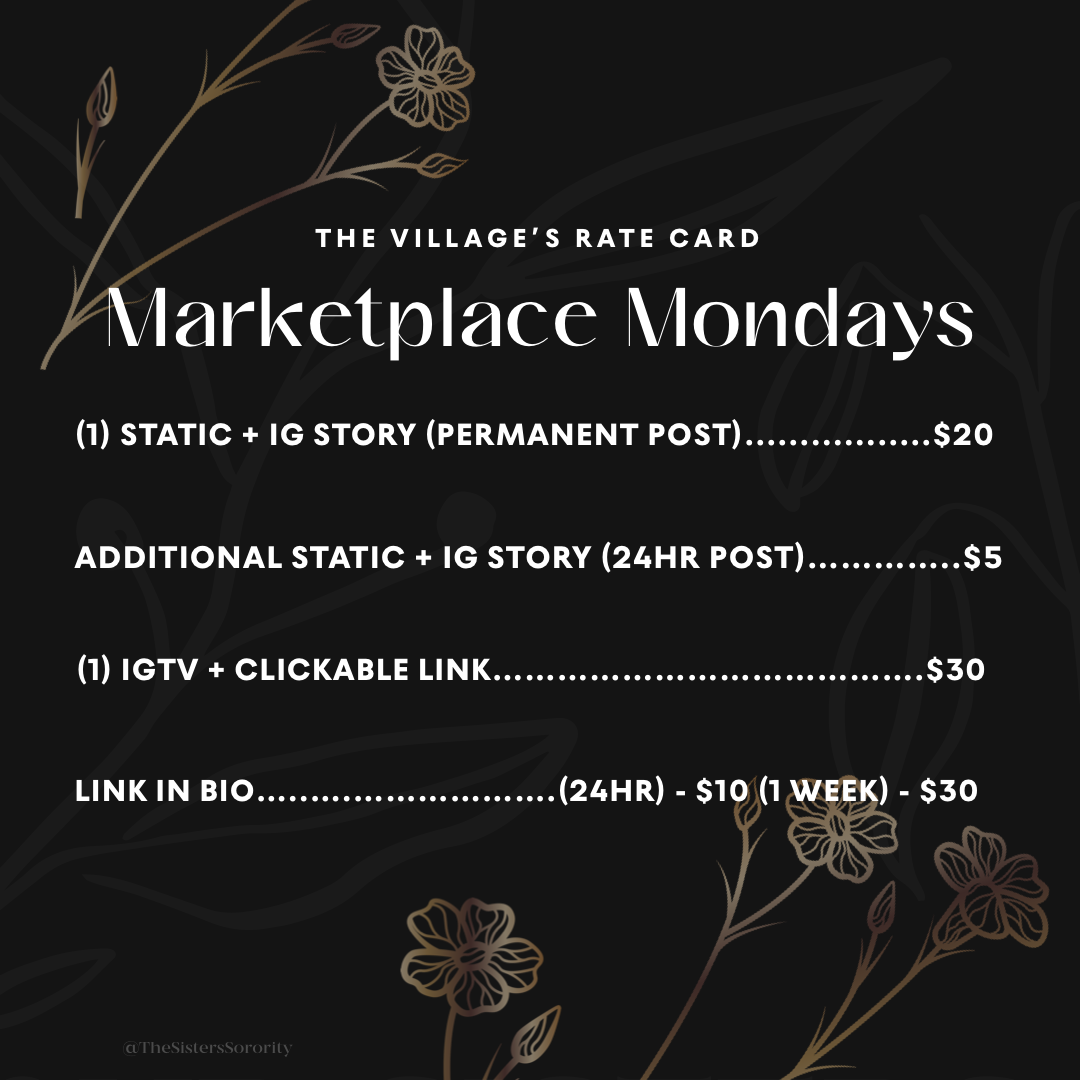 Marketplace Mondays